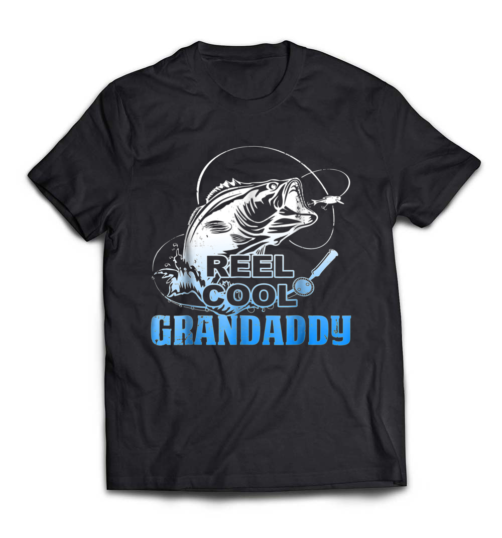 Men’s Reel Cool Grandaddy T-Shirt: The Perfect Father’s Day Gift for Fishing Enthusiasts